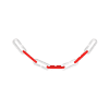 Cadena Delimitadora Roja Blanca