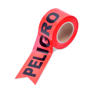 Cinta Peligro Roja