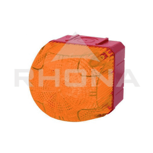 Baliza LED Ámbar - Cuadrada